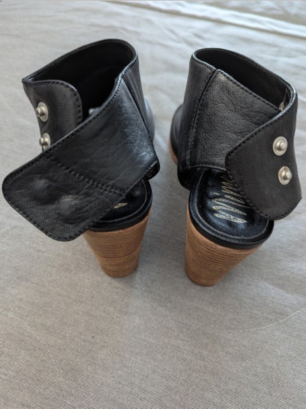 Italian Leather Peep Toe Sandals High Heel Size 39 - Picture 11 of 15